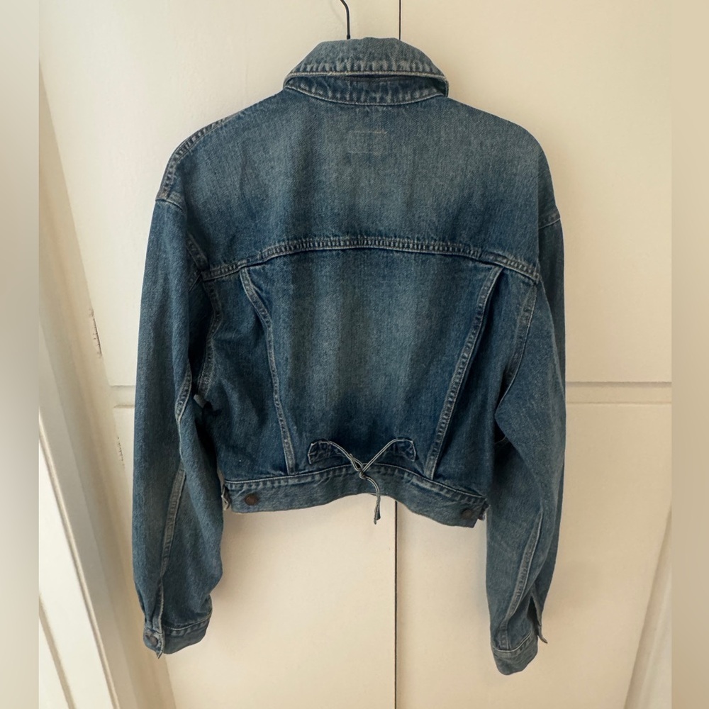 SAINT LAURENT 80's Denim Jacket NWT Sz 36 - Picture 5 of 6